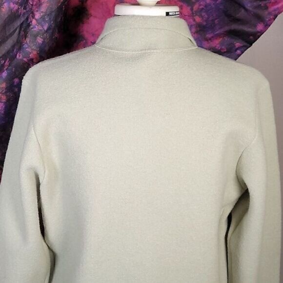 Eileen Fisher Asymmetrical Wool Jacket Sz XS - Picture 7 of 11